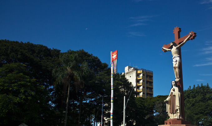 Praça Santa Terezinha. Foto: Angelo Rubim/Almanaque Urupês